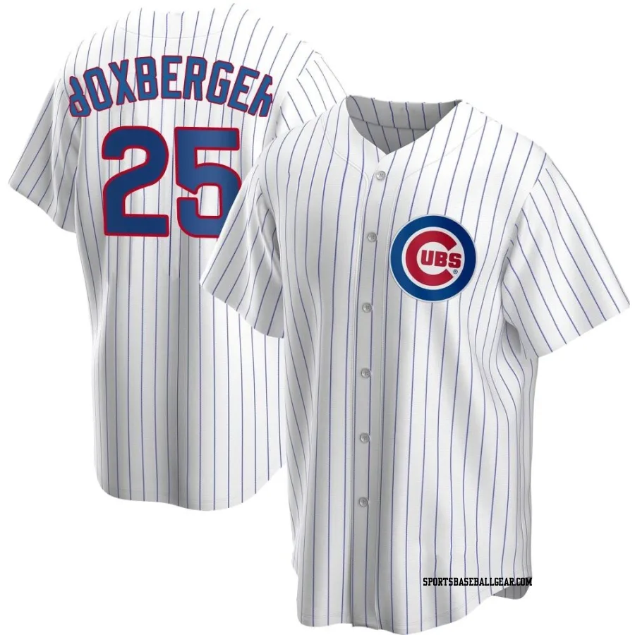 Brad Boxberger Men's Chicago Cubs White Replica Home Jersey