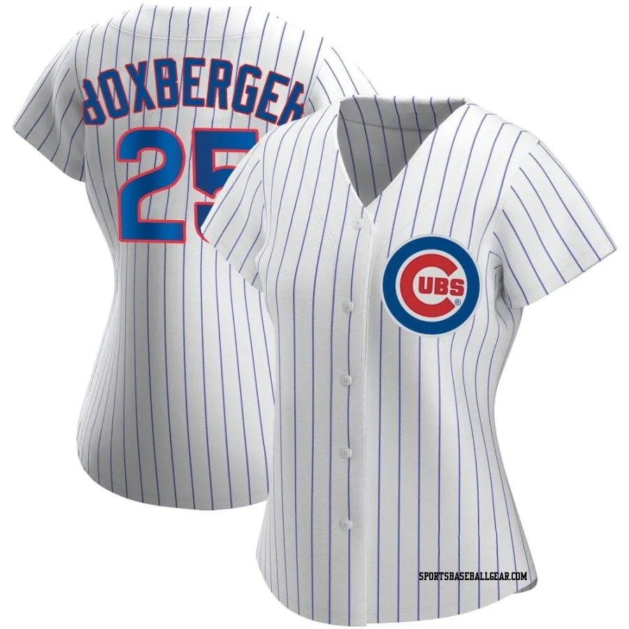 Brad Boxberger Women's Chicago Cubs White Authentic Home Jersey