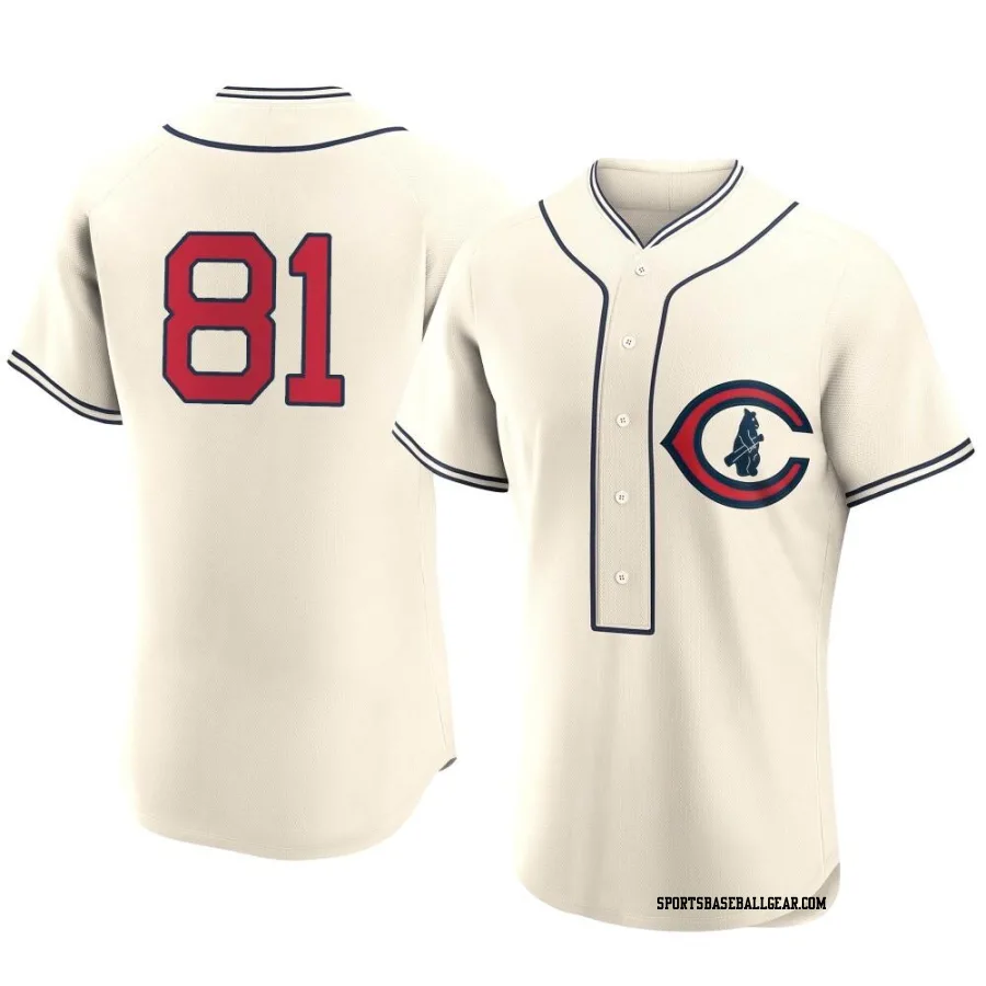 Brad Deppermann Men's Chicago Cubs Cream Authentic 2022 Field Of Dreams Jersey