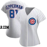 Brad Deppermann Women's Chicago Cubs White Authentic Home Jersey