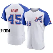 Brad Hand Men's Atlanta Braves White Authentic 2023 City Connect Jersey