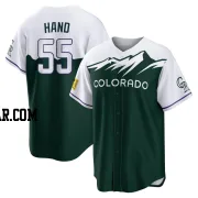 Brad Hand Youth Colorado Rockies Green Replica 2022 City Connect Jersey