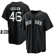 Brad Keller Men's Boston Red Sox Black/White Replica Jersey