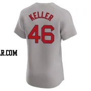 Brad Keller Men's Boston Red Sox Gray Elite Road Jersey