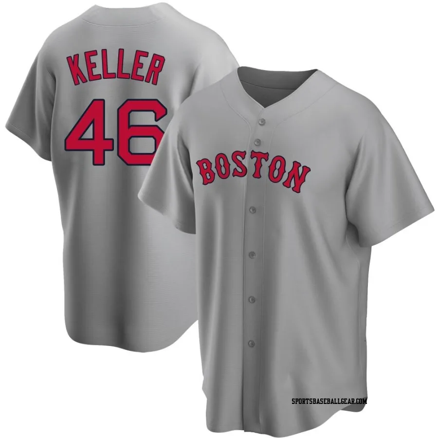 Brad Keller Men's Boston Red Sox Gray Replica Road Jersey