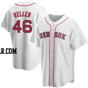 Brad Keller Men's Boston Red Sox White Replica Home Jersey