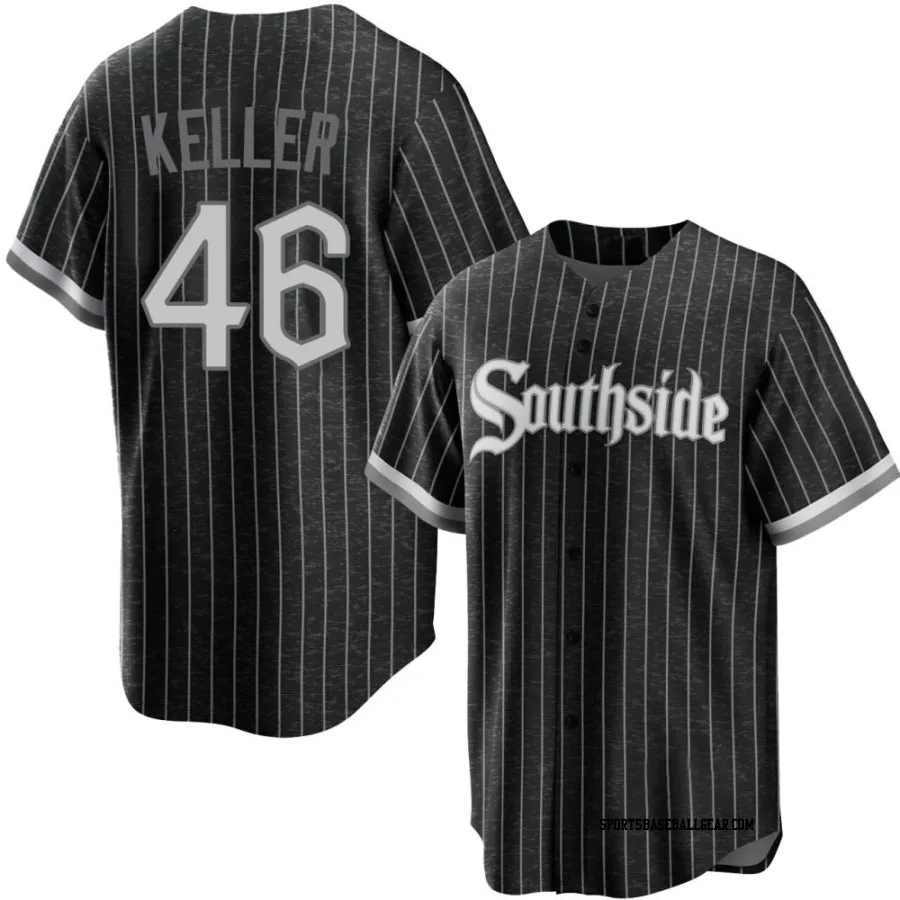 Brad Keller Men's Chicago White Sox Black Replica 2021 City Connect Jersey