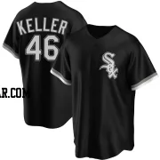 Brad Keller Men's Chicago White Sox Black Replica Alternate Jersey