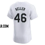 Brad Keller Men's Chicago White Sox White Elite Home Jersey