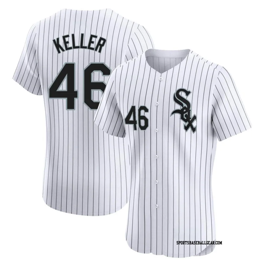 Brad Keller Men's Chicago White Sox White Elite Home Jersey