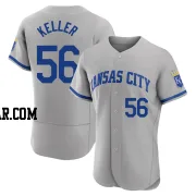 Brad Keller Men's Kansas City Royals Gray Authentic 2022 Road Jersey