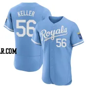 Brad Keller Men's Kansas City Royals Light Blue Authentic 2022 Alternate Jersey