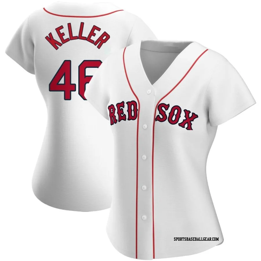 Brad Keller Women's Boston Red Sox White Replica Home Jersey