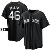 Brad Keller Youth Boston Red Sox Black/White Replica Jersey