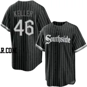 Brad Keller Youth Chicago White Sox Black Replica 2021 City Connect Jersey