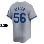 Brad Keller Youth Kansas City Royals Gray Limited Away Jersey