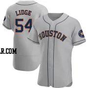 Brad Lidge Men's Houston Astros Gray Authentic Road Jersey