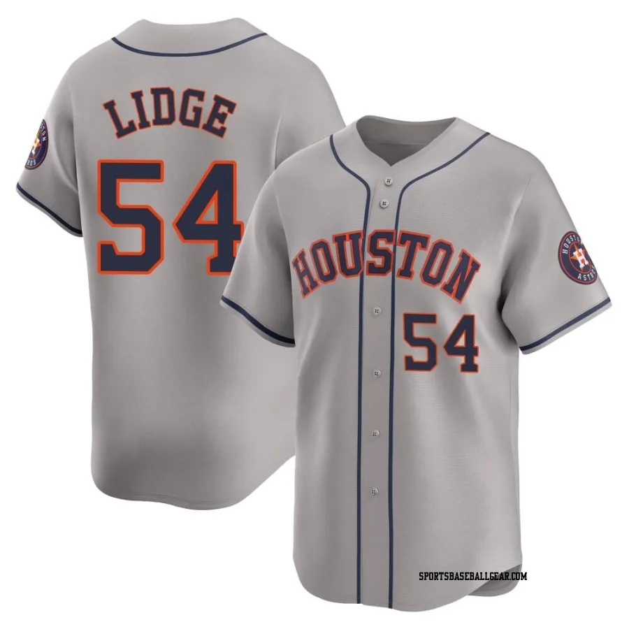 Brad Lidge Men's Houston Astros Gray Limited Away Jersey