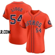 Brad Lidge Men's Houston Astros Orange Elite Alternate Vapor Premier Jersey