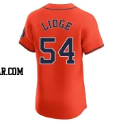 Brad Lidge Men's Houston Astros Orange Elite Alternate Vapor Premier Jersey