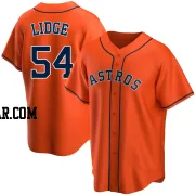 Brad Lidge Men's Houston Astros Orange Replica Alternate Jersey