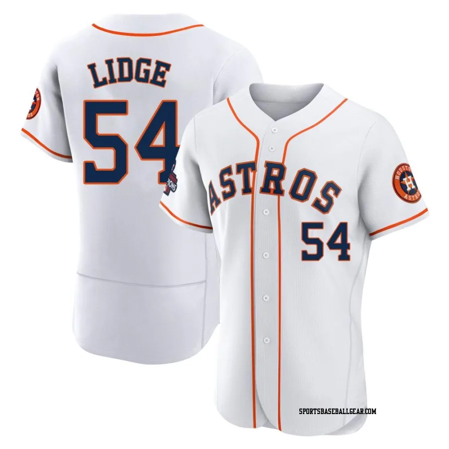 Brad Lidge Men's Houston Astros White Authentic 2022 World Series Champions Home Jersey