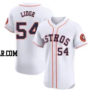 Brad Lidge Men's Houston Astros White Elite Home Jersey