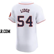 Brad Lidge Men's Houston Astros White Elite Home Jersey