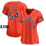 Brad Lidge Women's Houston Astros Orange Limited Alternate Jersey