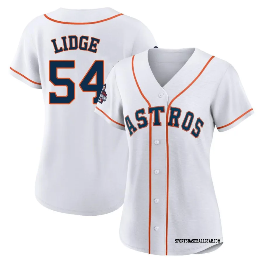 Brad Lidge Women's Houston Astros White Authentic 2022 World Series Champions Home Jersey