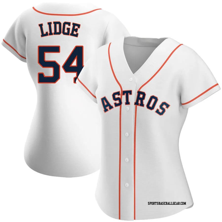 Brad Lidge Women's Houston Astros White Authentic Home Jersey