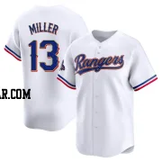 Brad Miller Youth Texas Rangers Gold Limited White 2024 Collection Jersey