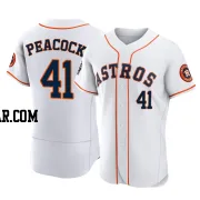 Brad Peacock Men's Houston Astros White Authentic 2022 World Series Home Jersey