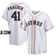 Brad Peacock Men's Houston Astros White Replica 2022 World Series Champions Home Jersey