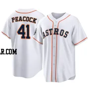 Brad Peacock Men's Houston Astros White Replica 2022 World Series Home Jersey