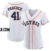 Brad Peacock Women's Houston Astros White Authentic 2022 World Series Champions Home Jersey