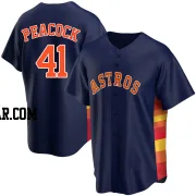 Brad Peacock Youth Houston Astros Navy Replica Alternate Jersey