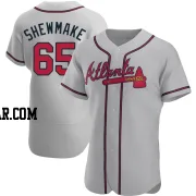 Braden Shewmake Men's Atlanta Braves Gray Authentic Road Jersey