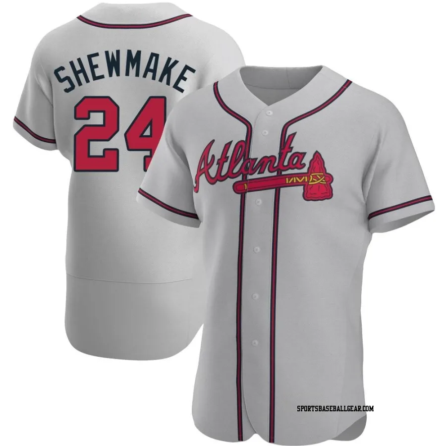 Braden Shewmake Men's Atlanta Braves Gray Authentic Road Jersey