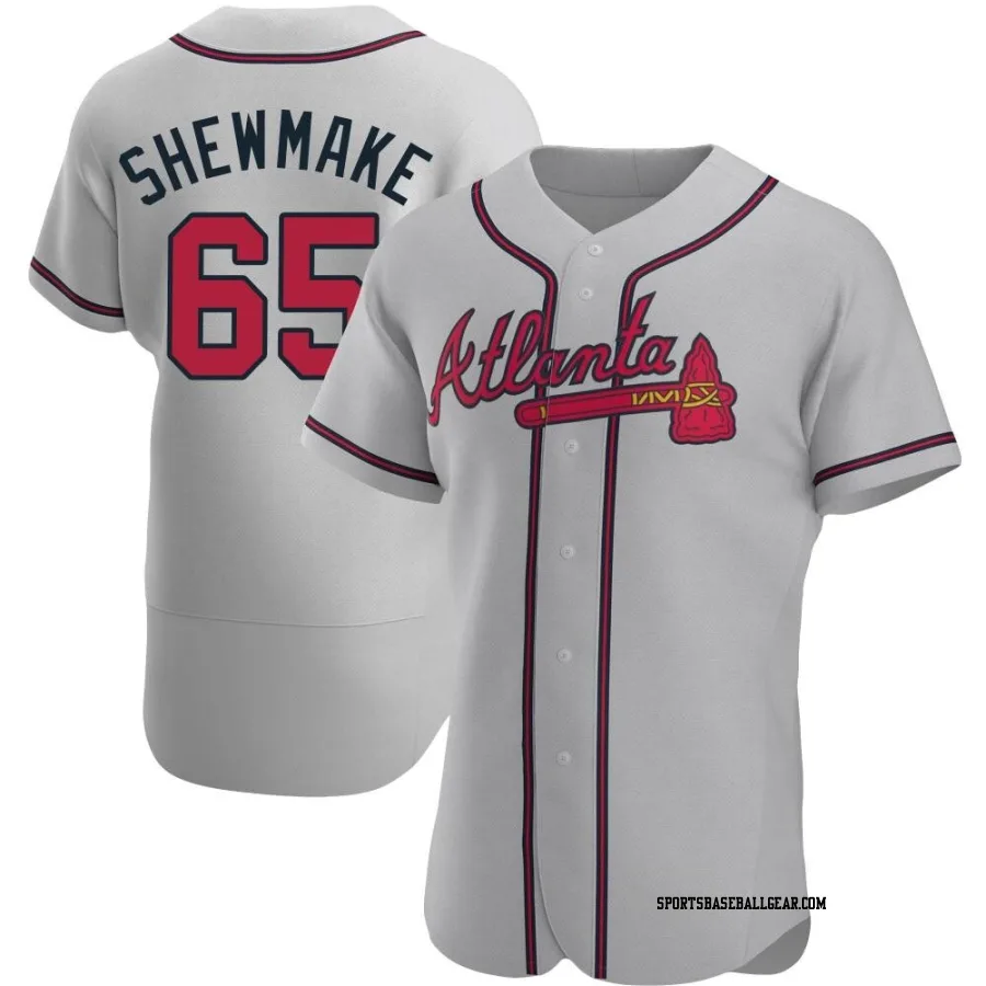 Braden Shewmake Men's Atlanta Braves Gray Authentic Road Jersey