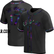 Braden Shewmake Men's Chicago White Sox Black Holographic Replica Alternate Jersey