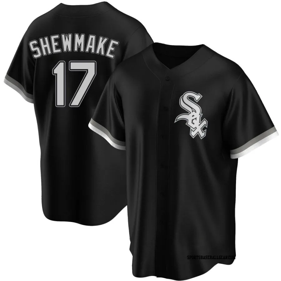 Braden Shewmake Men's Chicago White Sox Black Replica Alternate Jersey