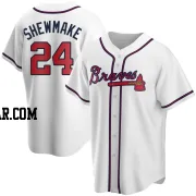 Braden Shewmake Youth Atlanta Braves White Replica Home Jersey