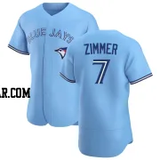 Bradley Zimmer Men's Toronto Blue Jays Blue Authentic Powder Alternate Jersey