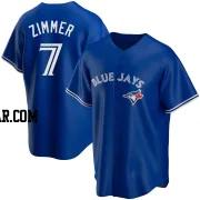 Bradley Zimmer Men's Toronto Blue Jays Royal Replica Alternate Jersey