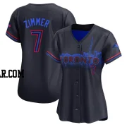 Bradley Zimmer Women's Toronto Blue Jays Black Limited 2024 City Connect Jersey