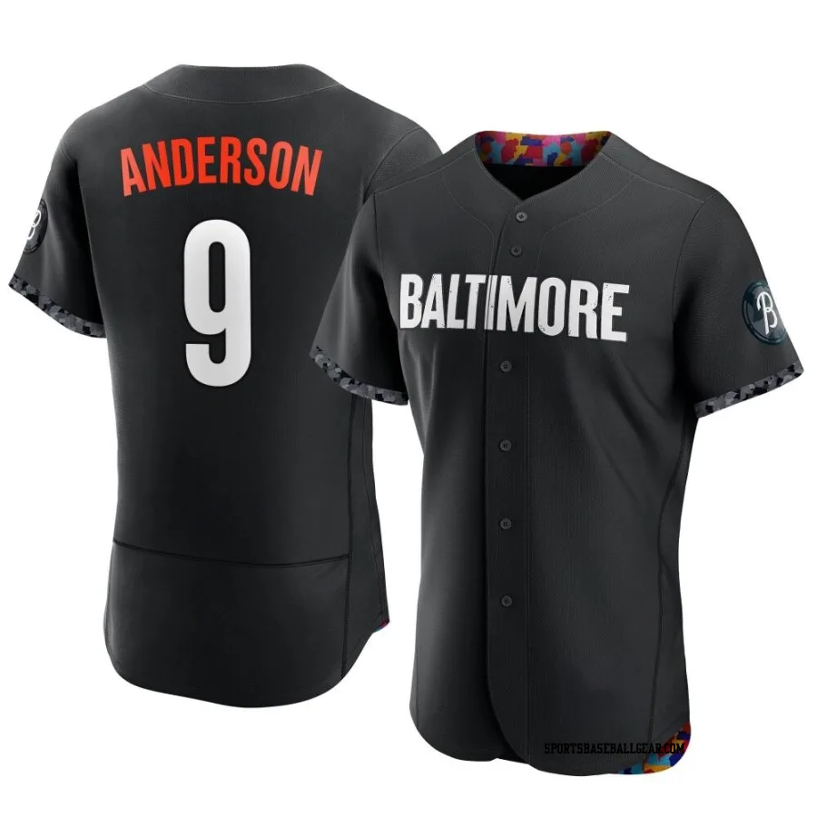 Brady Anderson Men's Baltimore Orioles Black Authentic 2023 City Connect Jersey