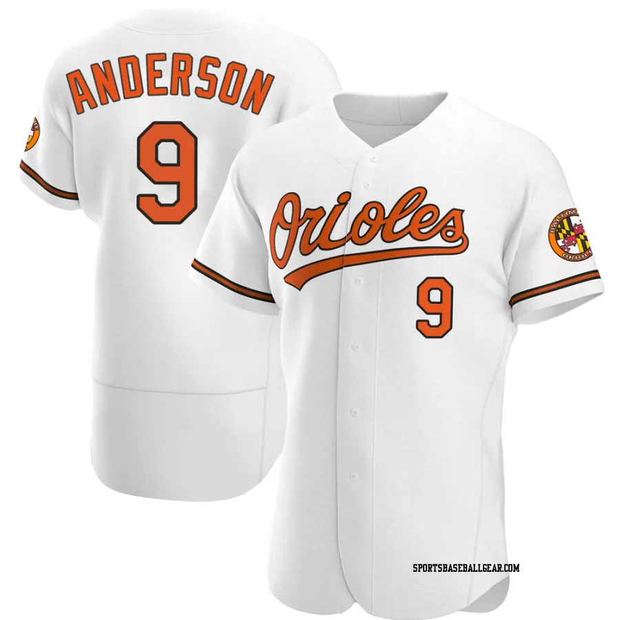 Brady Anderson Men's Baltimore Orioles White Authentic Home Jersey