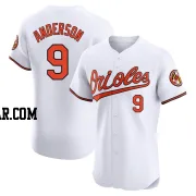 Brady Anderson Men's Baltimore Orioles White Elite Home Jersey