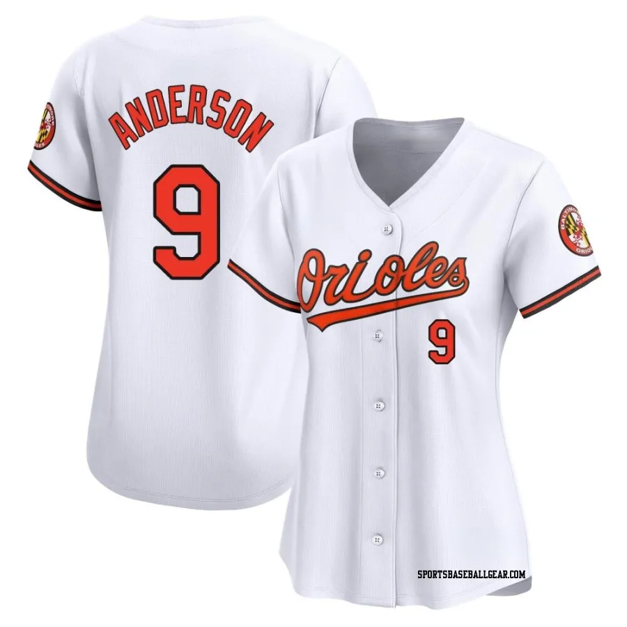 Brady Anderson Women's Baltimore Orioles White Limited Home Jersey